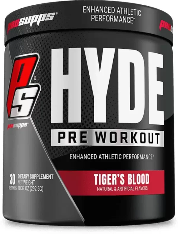 PRO SUPPS HYDE PRE WORKOUT 30 SERVINGS Tiger Blood Red 292 5 G