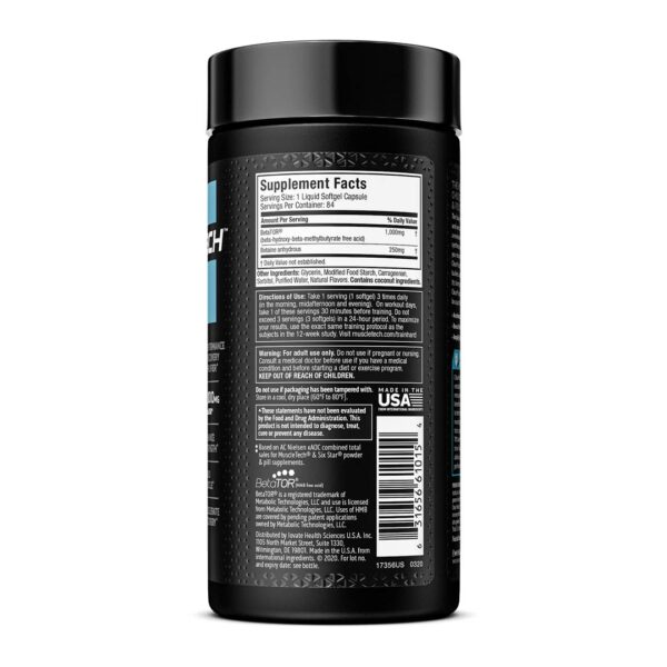 Muscletech Clear Muscle Next Gen - Pack of 84 Softgels - Image 3