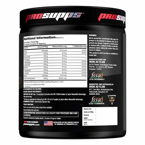 PROSUPPS Creatine Monohydrate 67 Serving