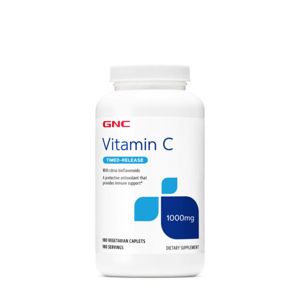 GNC Vitamin C Timed-Release 1000mg 180 Caplets