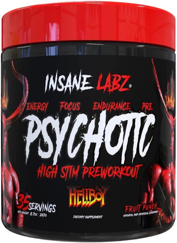 Insane Labz Hellboy Edition, High Stimulant Pre Workout Powder