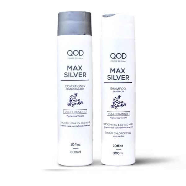 QOD Professional Max Silver Shampoo & Conditioner