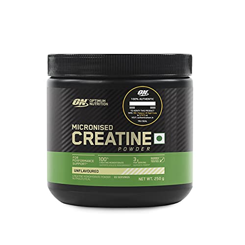 Optimum Nutrition (ON) Micronized Creatine Powder - 250 Gram 83 Serves Power Unflavored