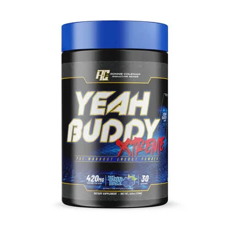 Ronnie Coleman Yeah Buddy Xtreme Pre-workout 30 Servings- Blue Raaz