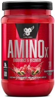 BSN Amino X Muscle Recovery & Endurance Powder with BCAAs, Intra Workout Support