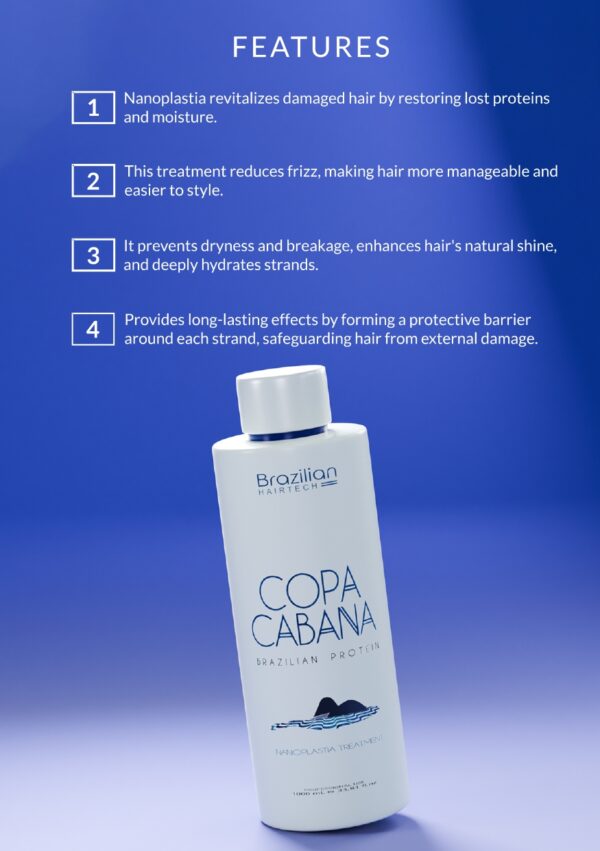 Brazilian HairTech Capacabana Brazilian Protein (Nanoplastia Treatment) 1000ML - Image 2